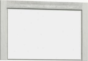 Oglinda INFINITY I-12, frasin alb, PAL melaminat, 120x2x80 cm
