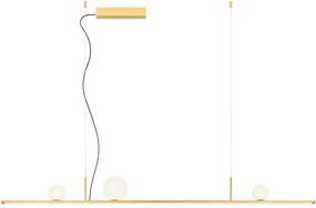 Redo 01-4301 - Lustră DUNE LED reglabilă pe cablu, 48W/230V, finisaj auriu