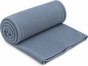 Patura fleece FLEORA, sedomodra Dimensiune: 180 x 200 cm