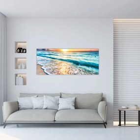 Tablou - Plaja de la mare (120x50 cm)