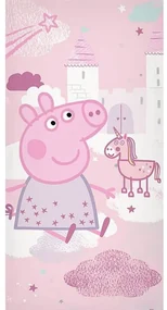 Purcelușa Peppa Dreamland prosop de baie, prosop de plajă 70x140cm