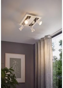 Eglo 94962 - LED Lampa spot SARRIA 4xGU10-LED/5W/230V