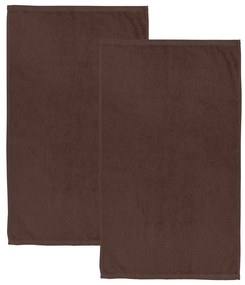 Prosoape maro 2 buc. din bumbac cu uscare rapidă, din frotir 90x140 cm Quick Dry – Catherine Lansfield