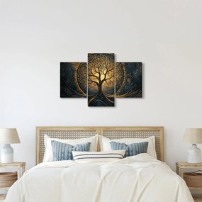 Tablou – Arbore cu aură aurie (90x60 cm)