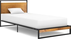 vidaXL Cadru de pat, 100 x 200 cm, metal