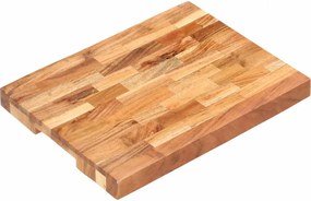 vidaXL Placă de tocat, 40x30x4 cm, lemn masiv de acacia