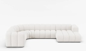 Canapea panoramica Lupine boucle Baloo L370 cm