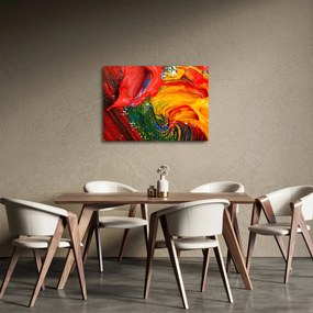 Tablou - Abstractizare albăstrire cu o perie (70x50 cm)