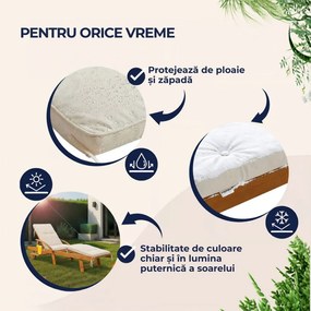 Saltea pentru șezlong TAMI SUN, 195x55x5cm, bej Detex