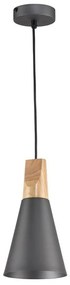 Pendul design modern Bicones gri diam. 14cm MYP359-PL-140-C