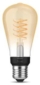 Bec LED dimabil Philips Hue WHITE FILAMENT ST64 E27/7W/230V 2100K