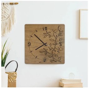 Li-Go 5499/DUB2 - Ceas de perete, 1xAA, 40x40 cm, stejar