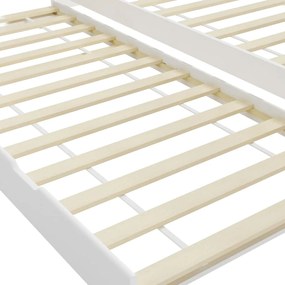 Cadru pat canapea, extensibil, alb, 90 x 200 cm, lemn de pin Alb