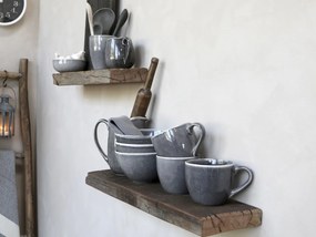 Raft din lemn, cu aspect vintage, old Shelf unique, Grimaud
