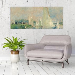 Tablou - Auguste Renoir, Regatta at Argenteuil, reproducere (120x50 cm)