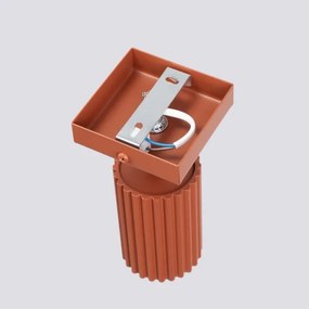 Spot de perete Sollux SL.1635 KARBON 1xGU10/10W/230V roșu