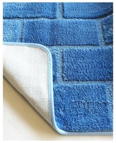 Covoraș de baie albastru 50x80 cm – JAHU collections