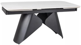 Masa extensibila Armando alb/negru L160-240xl90 cm