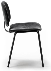 Scaune de dining negre 2 buc. Arus – Marckeric