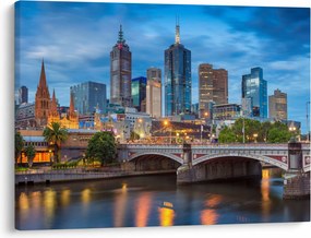 Tablou cu orașul Melbourne (70x50 cm)