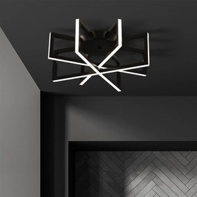 Plafoniera LED design modern Belle negru D-45cm