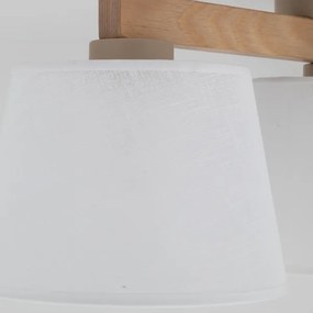 Brilagi - Lustră aplicată LATTE SABIA 3xE27/15W/230V pin/alb