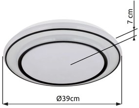 Plafoniera LED design slim LOGAN