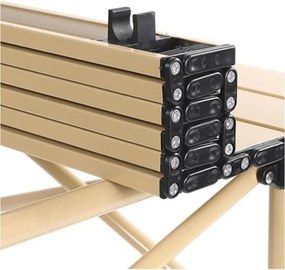 Masa pentru catering CATERFOLD 53x51 cm, bej