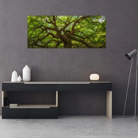 Tablou - Copac verde (120x50 cm)
