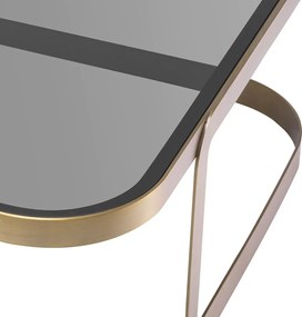 Masuta de cafea design elegant LUX Numa, alama periata 116296 HZ