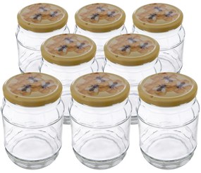 Set de borcane cu capace Orion Butoi 0,72 l, 8buc