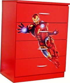 Comoda 4 sertare Iron Man