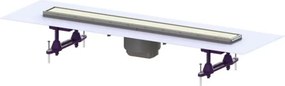 Set rigola de dus plus capac reversibil Kessel Linearis Compact 65 cm