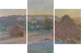 Tablou - Claude Monet, Stacks of Wheat (End of Summer) , reproducere (90x60 cm)