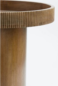 Măsuță auxiliară rotundă din lemn de mango ø 60 cm Kalomo – Light &amp; Living