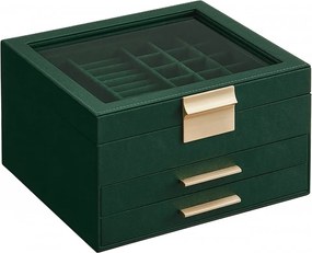 Cutie Bijuterii, MDF, Verde