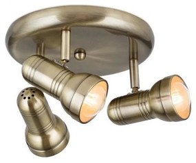 Plafoniera cu 3 spoturi directionabile Wilhelm Str 10-297/3 Patina OR