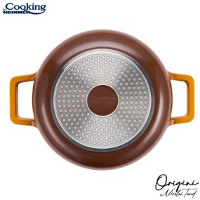 Oală din aluminiu turnat cu capac 26x12.5 cm, 5.8L – Cooking by Heinner, Colecția Origini by Nicolai Tand HR-BJK-C26, cu distribuție uniformă a