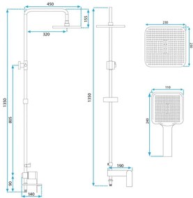 Set dus REA STORM auriu periat