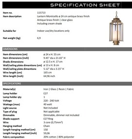 Lustra suspendata design contemporan Monticello S alama antic