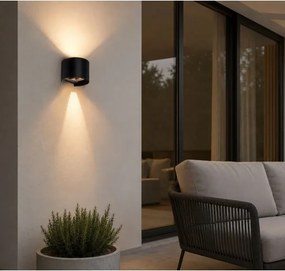 Rabalux 77218 - LED aplică de perete pentru exterior VIRNA 5W/230V 2700/4000/6500K IP54 neagră