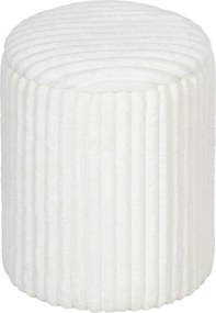 HOMCOM Taburet de depozitare cu capac reversibil, taburet modern din cord pentru living și dormitor, Alb | Aosom Romania