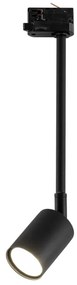 Lustră pe tijă pentru sistem de șină trifazică TOP 1xGU10/8W/230V negru