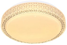 Plafoniera LED moderna cu decor stralucitor OVI 12W