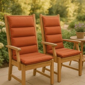 STILISTA Set de 2 perne pentru scaune, teracotă / gri