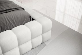 Pat lemn masiv Tapitat Tetrix Personalizabil 140/160/180x200cm - 180x200, Touch 100