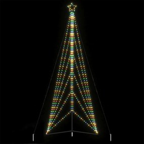 vidaXL Pom de Crăciun LED 861 LED-uri colorate 478 cm