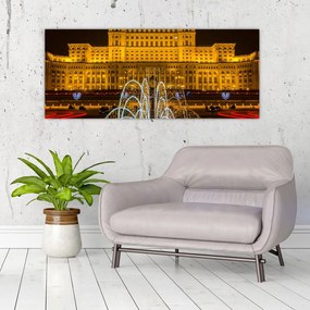 Tablou - Palatul Parlamentului, București, România (120x50 cm)