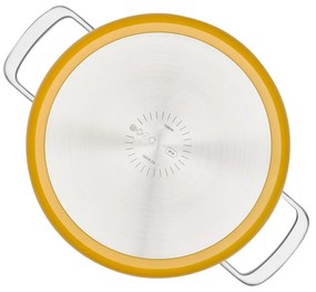 Oală cu capac/cu suprafață ceramică 5,5 l adecvată pentru plita cu inducție Meda 3.0 – FABINI