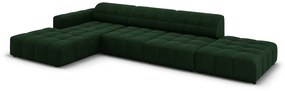 Coltar 5 locuri Chicago catifea L341 cm
